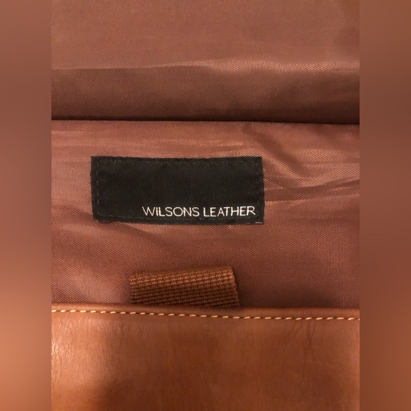 Wilson’s Leather brown Laptop Messenger Bag and Briefcase Unisex - Picture 4 of 16